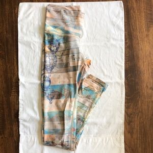 Yoga over the heel leggings